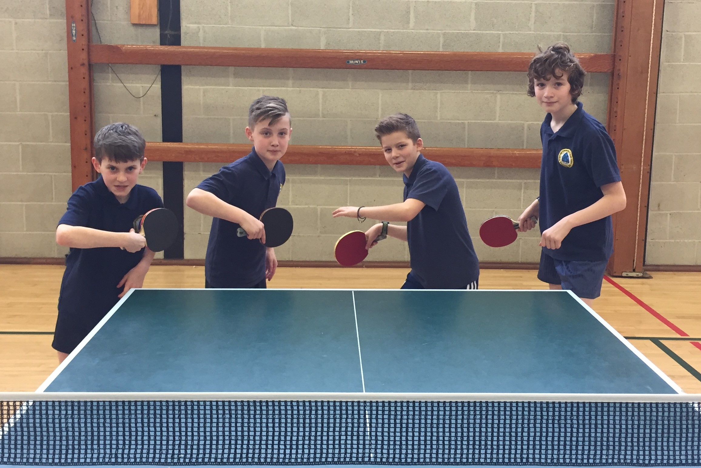 Broadclyst School through to regional final of national table tennis